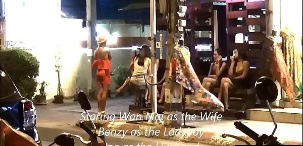 Amateur couple find and invite a ladyboy for a cuckold